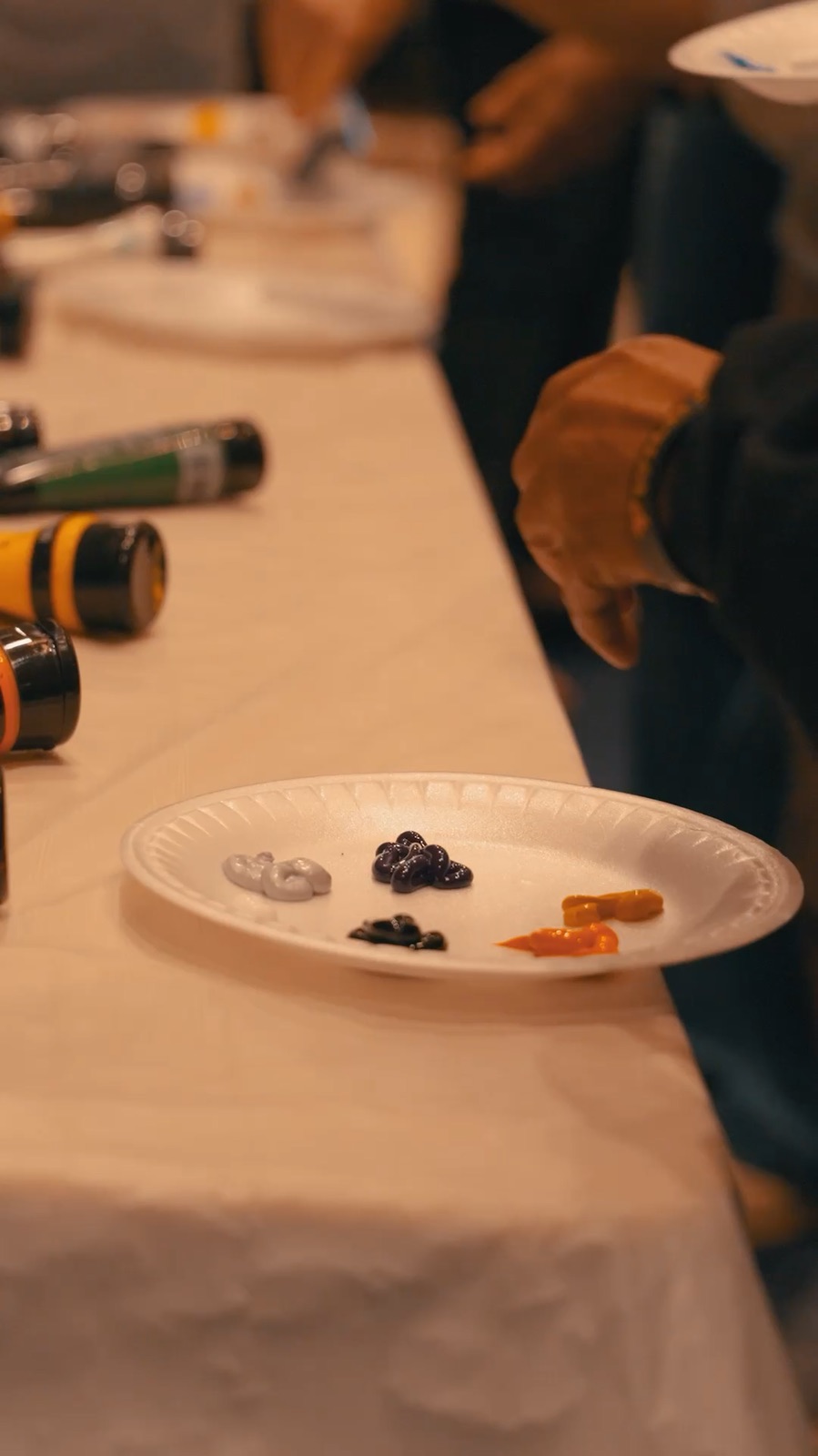 Frame from a summer camp highlight film